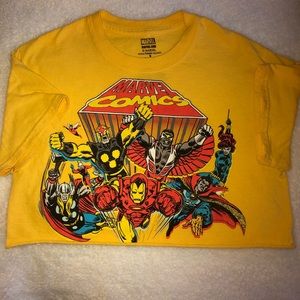 Marvel Comics crop top tee